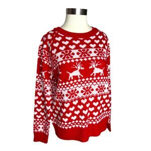 Zaful Holiday Sweater Knit Crew Neck Size Small 4